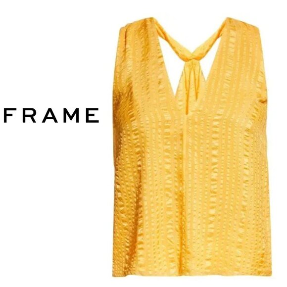 Sold! FRAME Designer sales ! NWT- Frame Draped Halter Top-women top-100% Silk - Picture 1 of 4